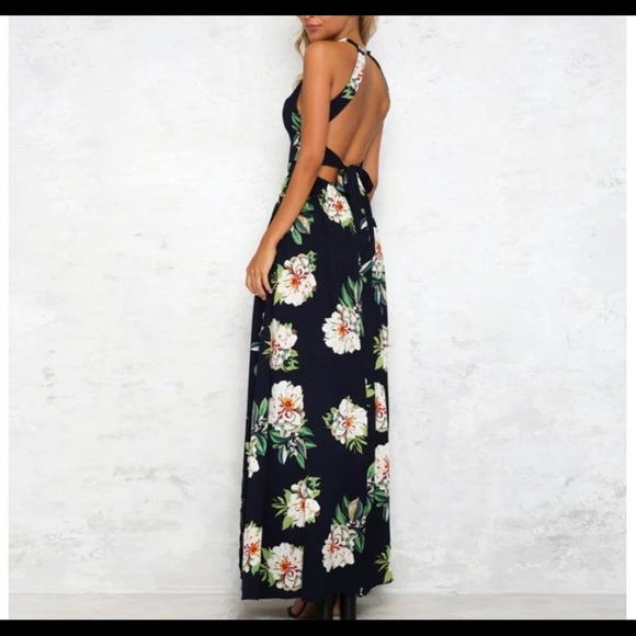 FFLMYUHULIU Floral Summer Dress - Picture 7 of 7